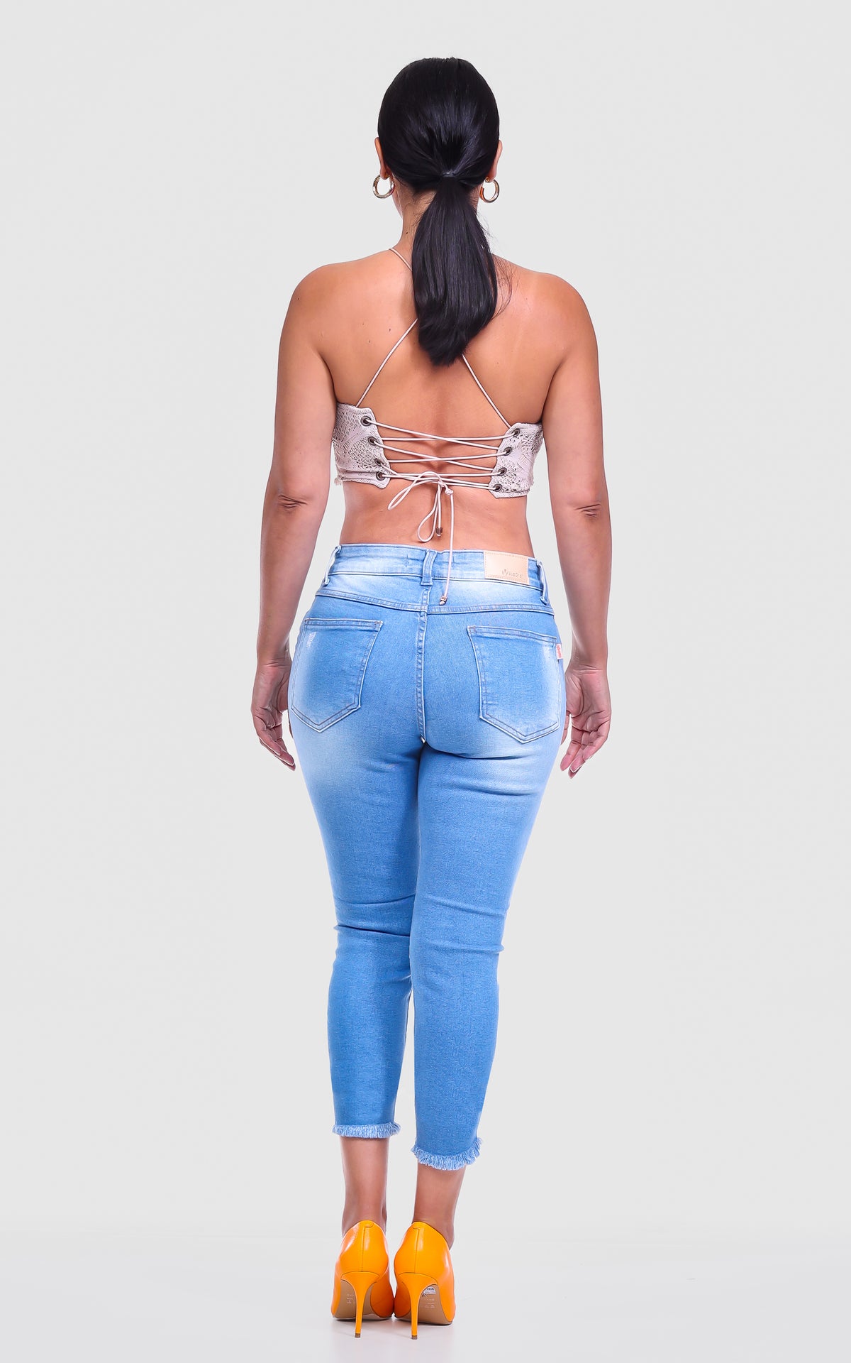 Calça Skinny Cropped  Moda Jeans Feminina – ViaGráfit